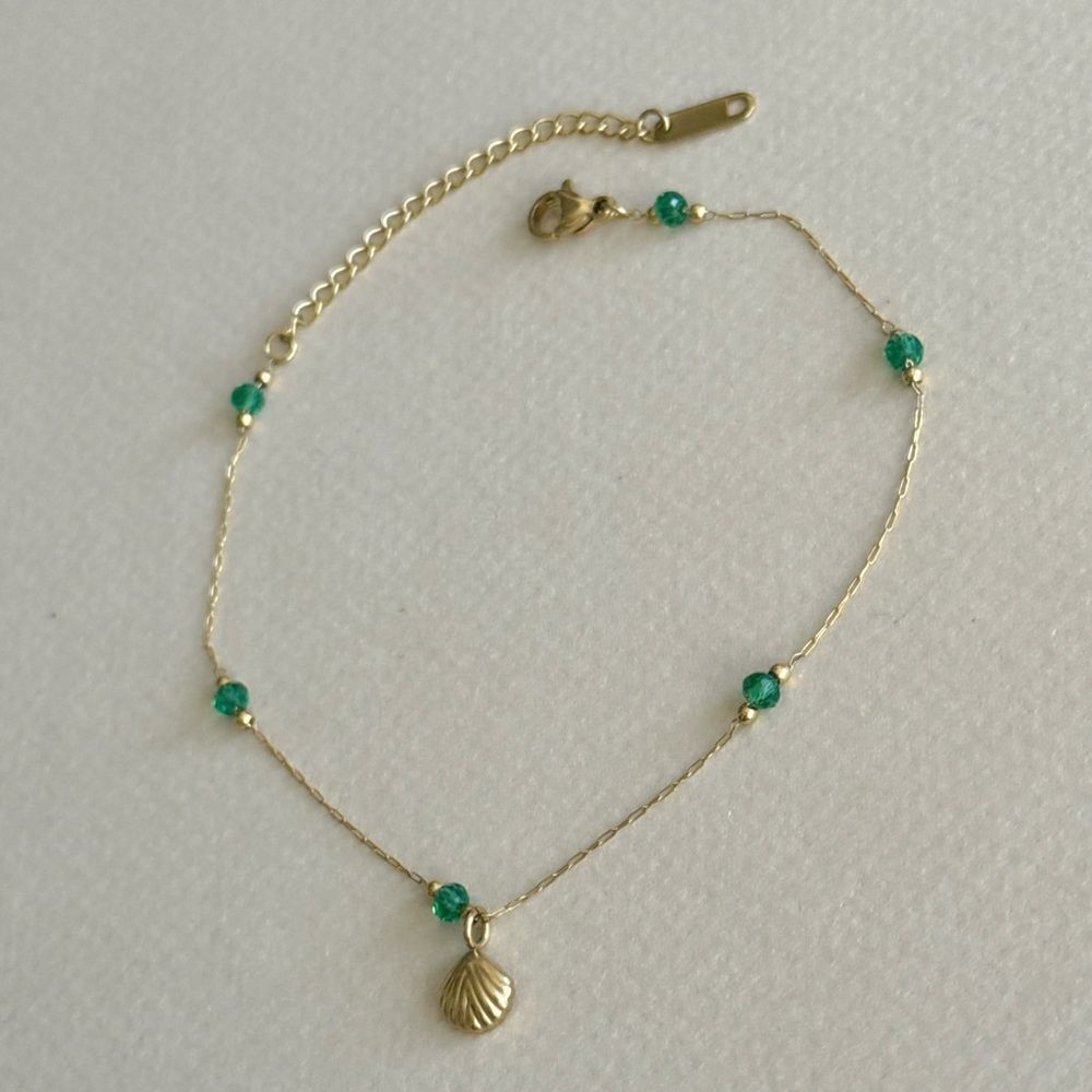 Shell Beaded Anklet #2263 - Picture 6 of 7